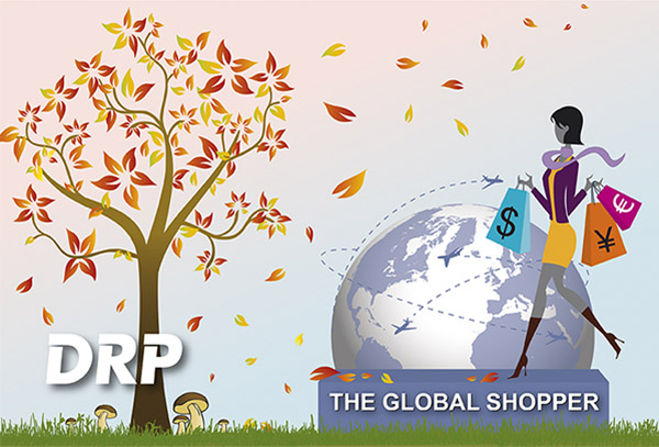 illustration the global shopper automne