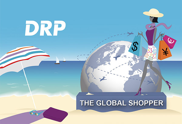 illustration the global shopper été