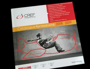 Création couverture catalogue formation