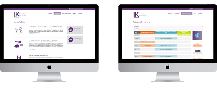 site internet formation et planning