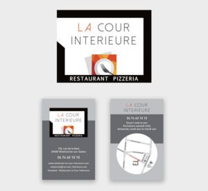 création logo et carte de visite pour restaurant