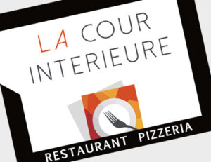 Création logo et carte de visite restaurant La Cour Intérieure