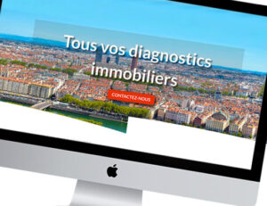 création site vitrine diagnostics immobiliers à Lyon