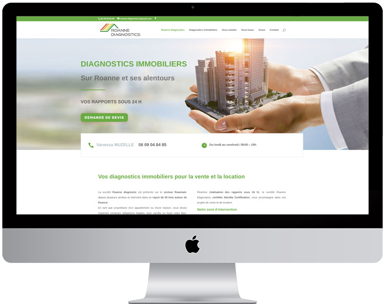 Création site Internet Diagnostics immobiliers