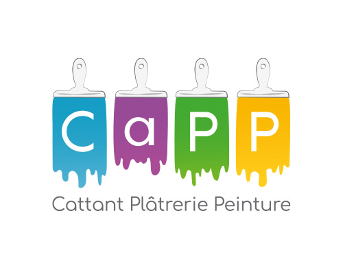Création logo CAPP Plâtrerie Peinture