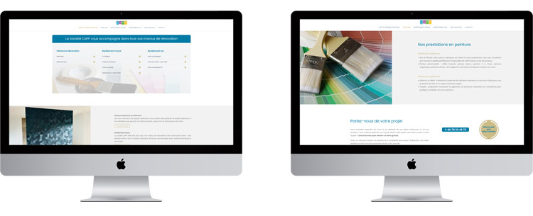 Création site Internet pour artisan plâtrier peintre