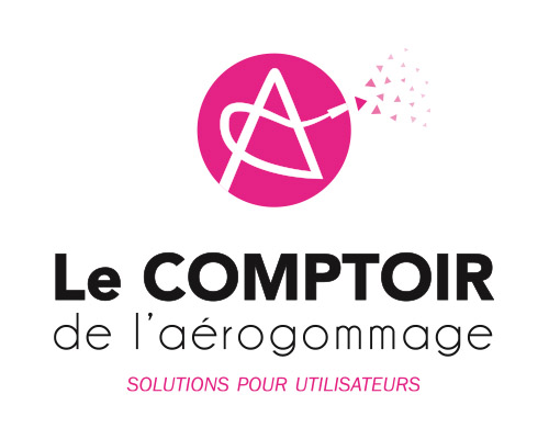 Création logo Le comptoir de l'aérogommage
