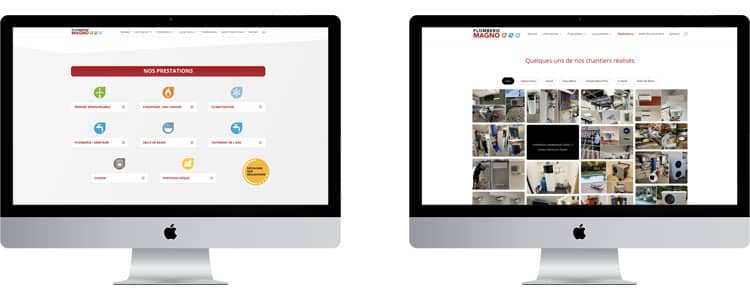 création site Internet plombier chauffagiste