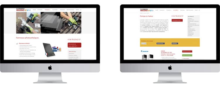 Création site Internet plomberie, chauffage et traitement d'eau