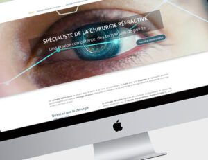 Création du site Internet Chirurgie Réfractive du centre ophtalmologique Ophta Santé